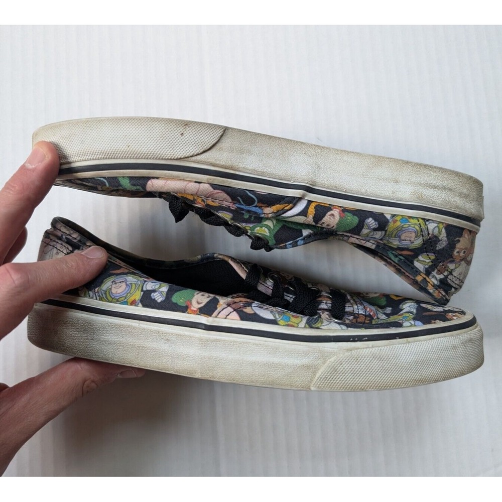 Toy Story Vans Shoes Womens 8.5 Woody‎ Buzz Lightyear Mens 7 Disney Old Skool - Picture 3 of 9